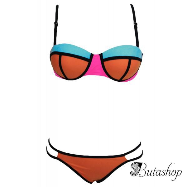 Яркий неоновый купальник - www.butashop.com