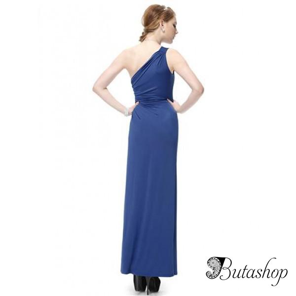 РАСПРОДАЖА! Платье на одно плече с оригинальной брошью - www.butashop.com