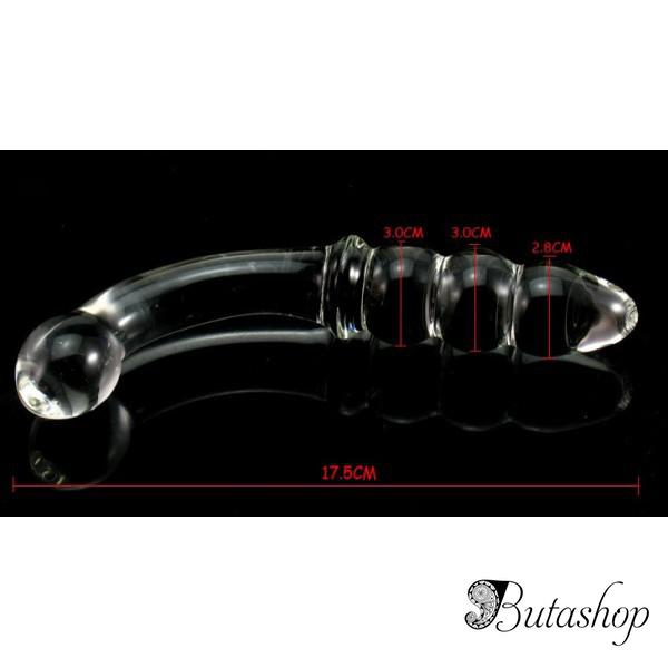 Стекляный фаллоимитатор - www.butashop.com