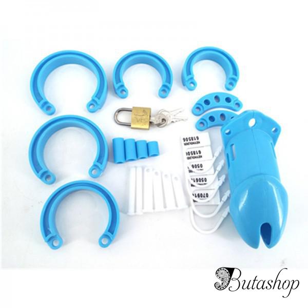 CB-6000 Устройство Мужское Целомудрие (голубое) - www.butashop.com