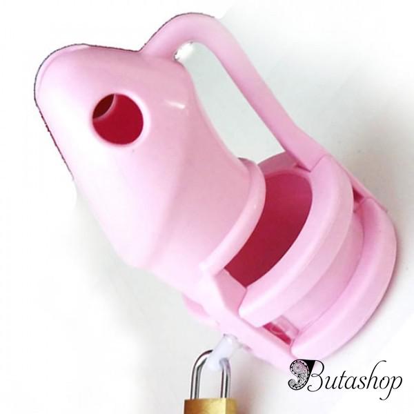 Розовое силиконовое устройство верности - www.butashop.com
