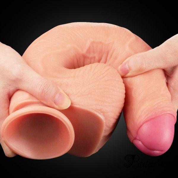 11 Dual Layer Liquid Silicone Cock - www.butashop.com