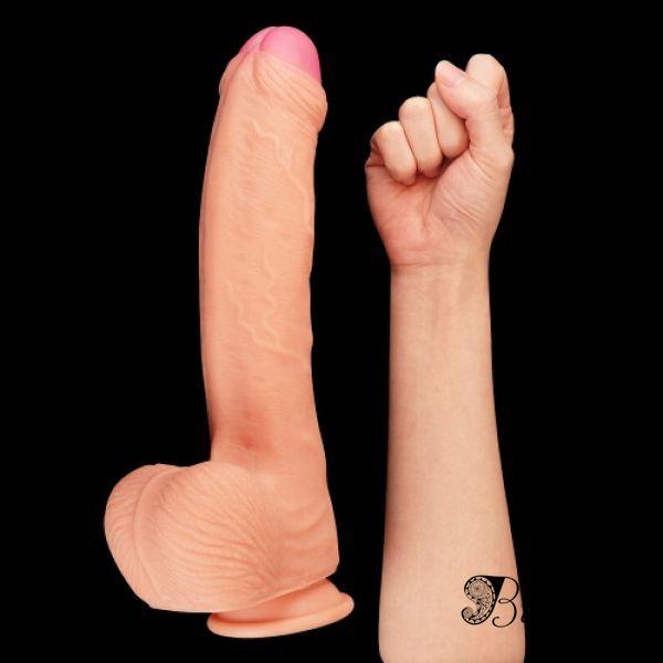 11 Dual Layer Liquid Silicone Cock - www.butashop.com