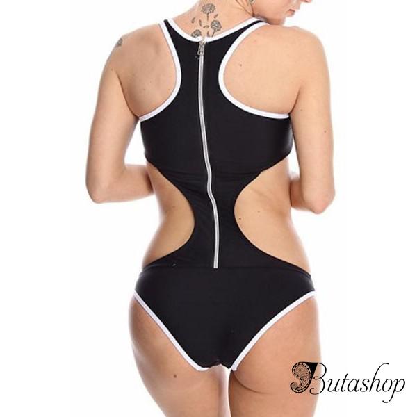 Черно-белый купальник - www.butashop.com