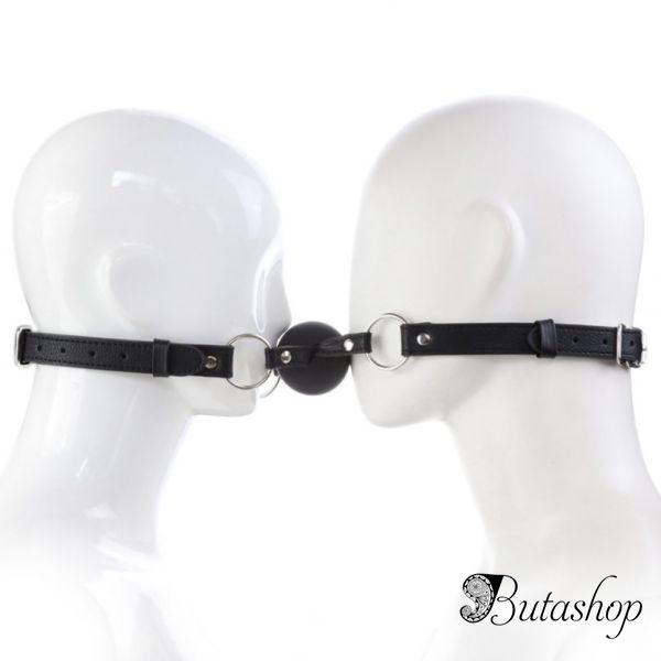 Double Silicone Ball Gags - www.butashop.com