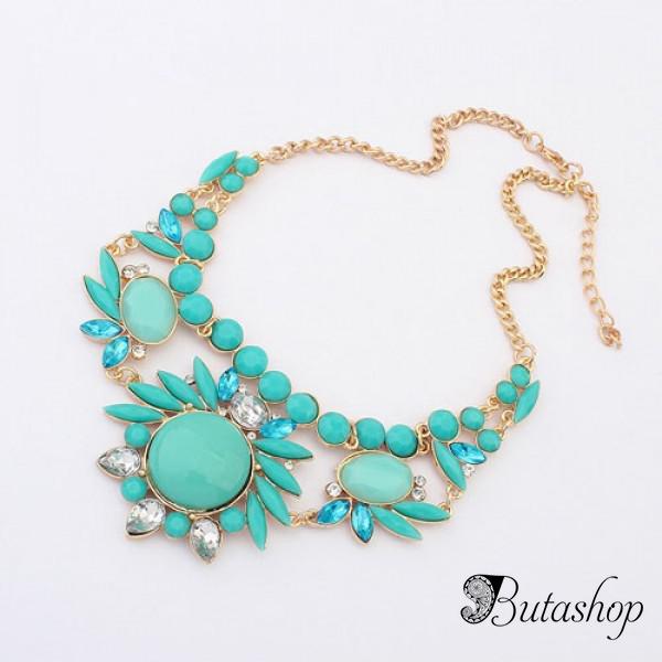 РАСПРОДАЖА! Бирюзовое ожерелье - www.butashop.com
