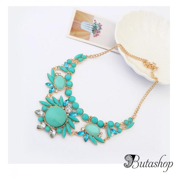 РАСПРОДАЖА! Бирюзовое ожерелье - www.butashop.com
