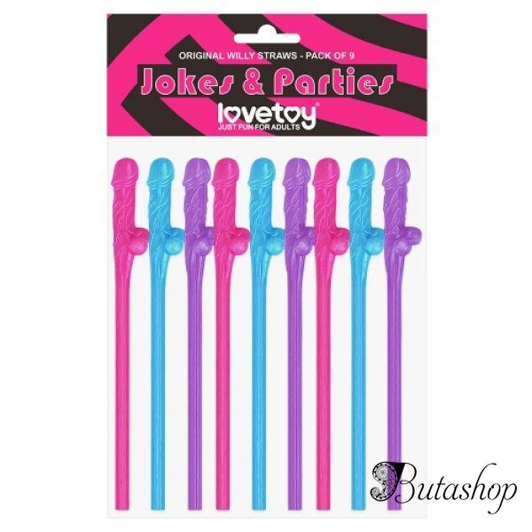 Оригинальные соломинки Вилли - упаковка из 9 - www.butashop.com