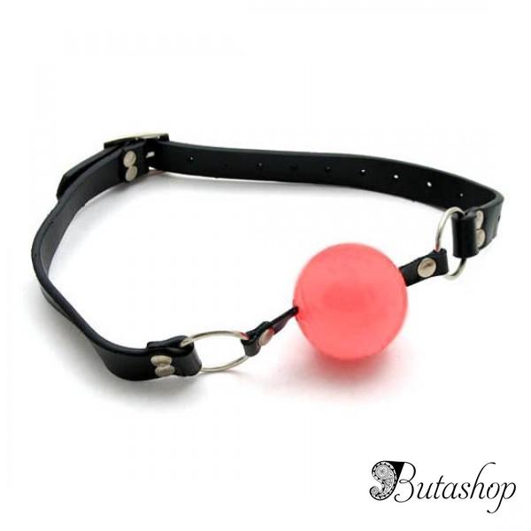 Красный классический кляп - www.butashop.com