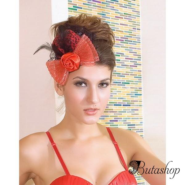 Леопардовая мини-шляпка - www.butashop.com