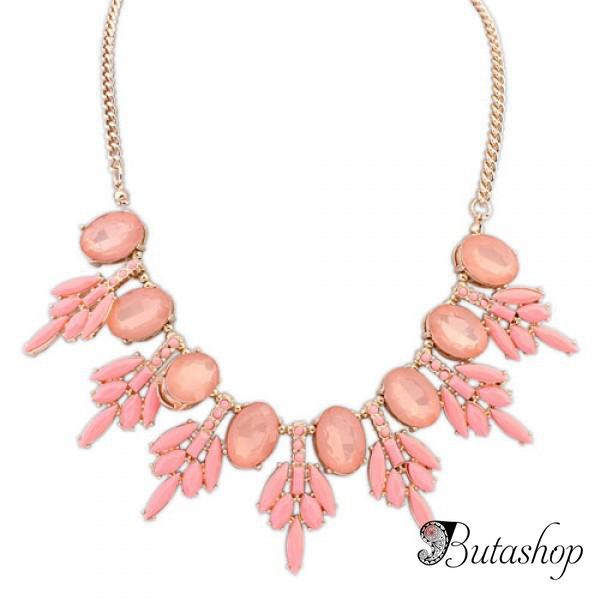РАСПРОДАЖА! Ожерелье с камнями выполнено в европейском стиле - www.butashop.com