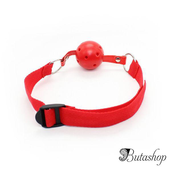 Кляп для рта красный - www.butashop.com