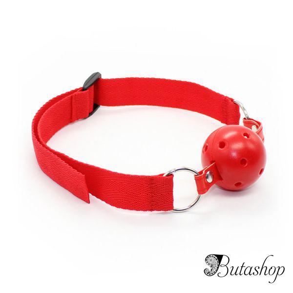 Кляп для рта красный - www.butashop.com