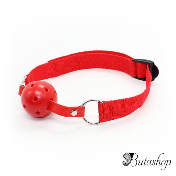 Кляп для рта красный - www.butashop.com