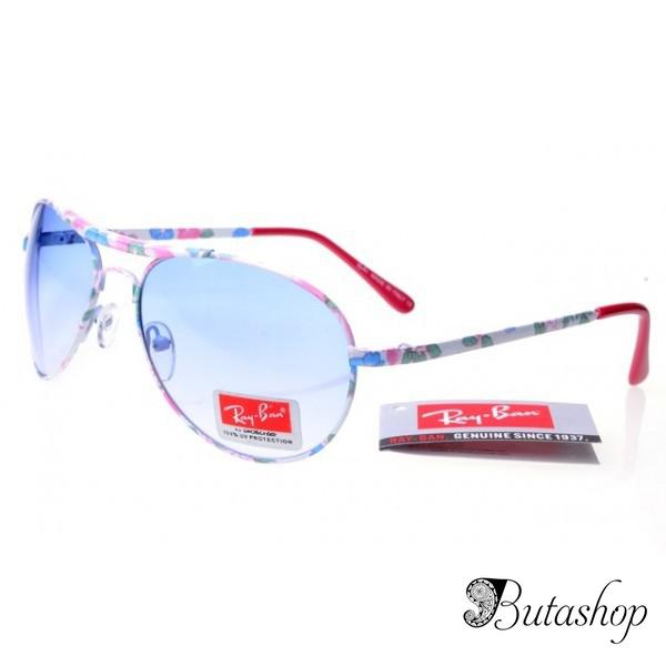 РАСПРОДАЖА! Солнцезащитные очки Ray-Ban голубого цвета - www.butashop.com