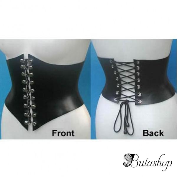 Сексуальный кожаный корсет - www.butashop.com
