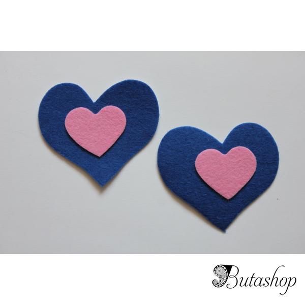 РАСПРОДАЖА! Стикини на пляж сердечки, 6 пар - www.butashop.com