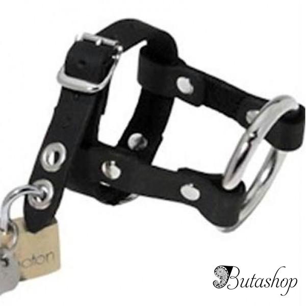 Кожаный фиксатор для сохранения эрекции - www.butashop.com