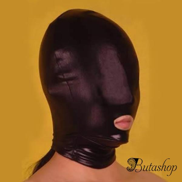 Черная маска из винила - www.butashop.com
