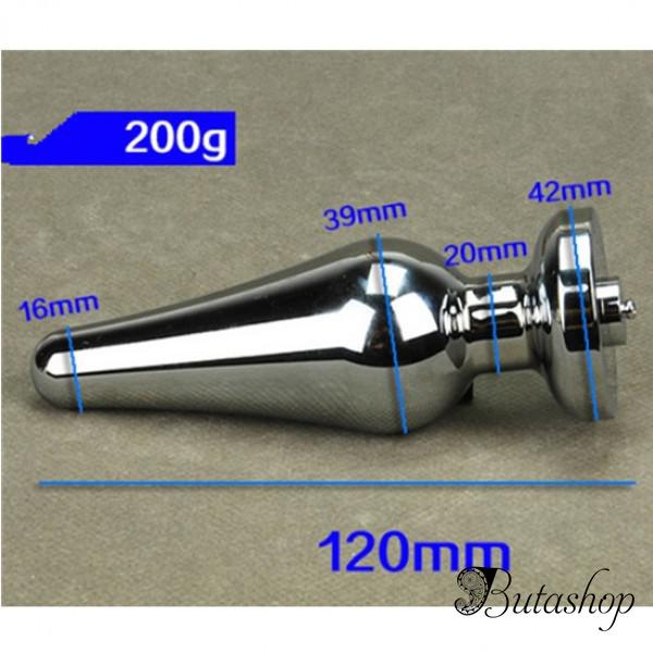 Электро-секс c анальным штекером +3 кольца пенис, L - www.butashop.com