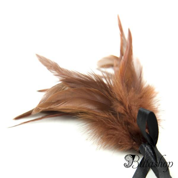 Пушистый тиклер коричневый - www.butashop.com