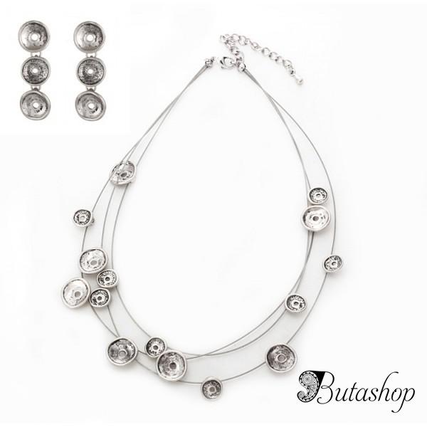 РАСПРОДАЖА! Набор из серьг и ожерелья - www.butashop.com