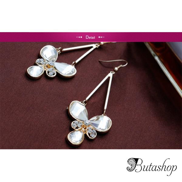 РАСПРОДАЖА! Элегантные серьги - Бабочки - www.butashop.com