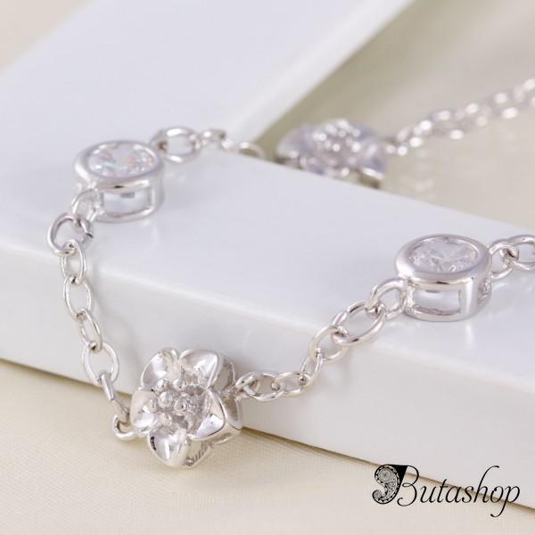 РАСПРОДАЖА! Серебристый браслет на руку - www.butashop.com