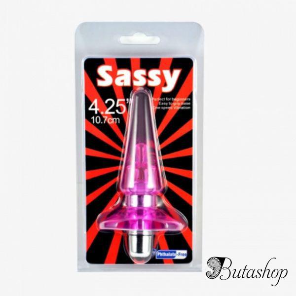 Анальный вибратор розовый - www.butashop.com