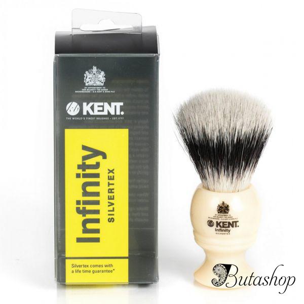 РАСПРОДАЖА! Кисть для бритья с синтетическим ворсом Kent Infinity - www.butashop.com