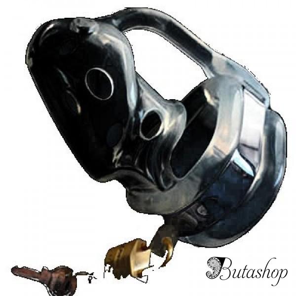 Черное устройство целомудрия черного цвета - www.butashop.com