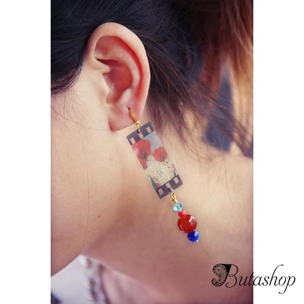 РАСПРОДАЖА! Оригинальные cерьги с маками - www.butashop.com