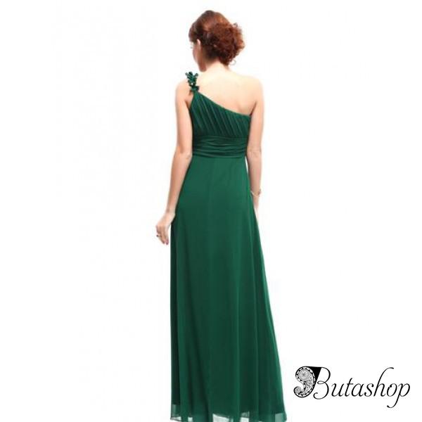 РАСПРОДАЖА! Шифоновый вечерний няряд зеленого цвета - www.butashop.com