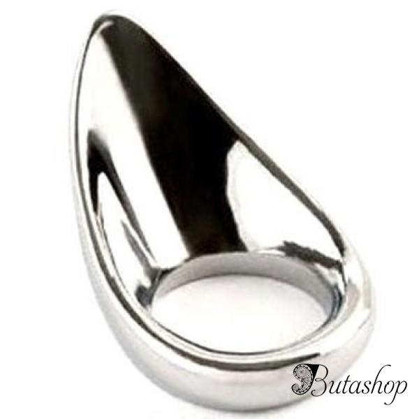 Хромированое кольцо на пенис - M - www.butashop.com