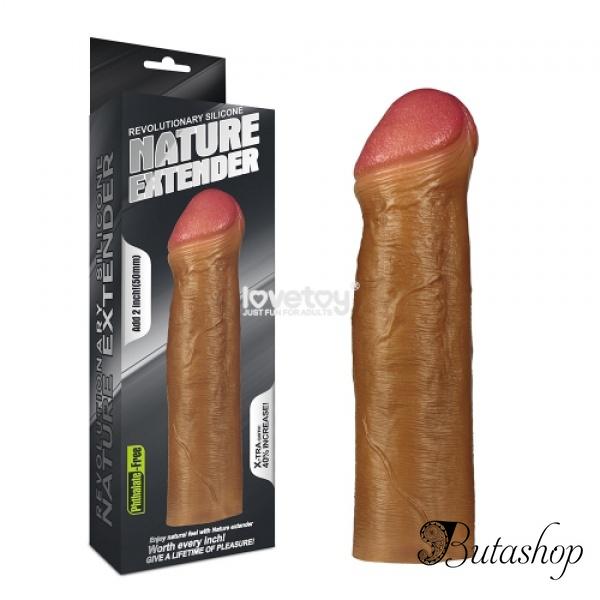 Удлиняющая насадка на пенис Revolutionary Nature Extender - www.butashop.com