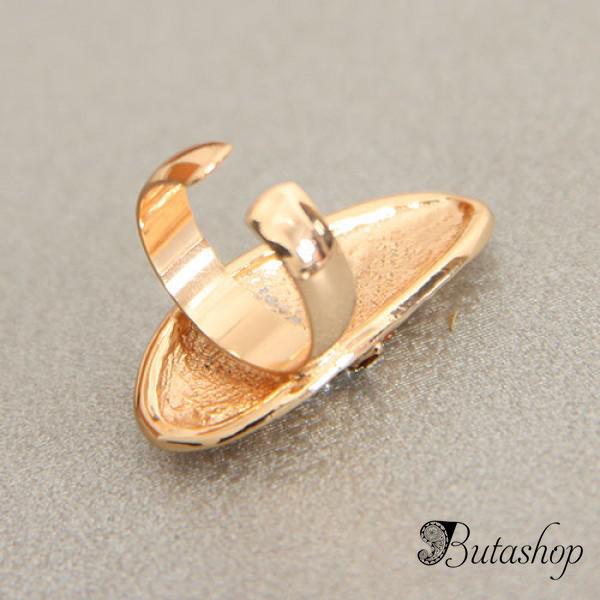 РАСПРОДАЖА! Золотистое кольцо - Ноготок - www.butashop.com