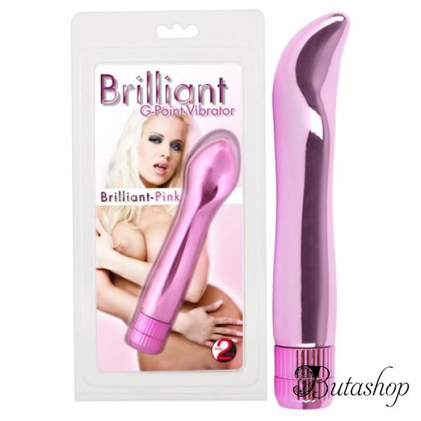 распродажа! глянцевый вибратор для точки g brilliant g-point vibrator - www.butashop.com