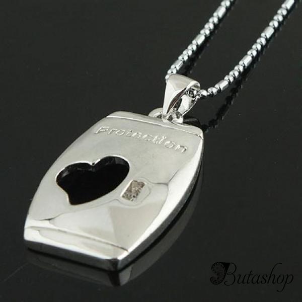 РАСПРОДАЖА! Ожерелье с вырезным сердечком - www.butashop.com