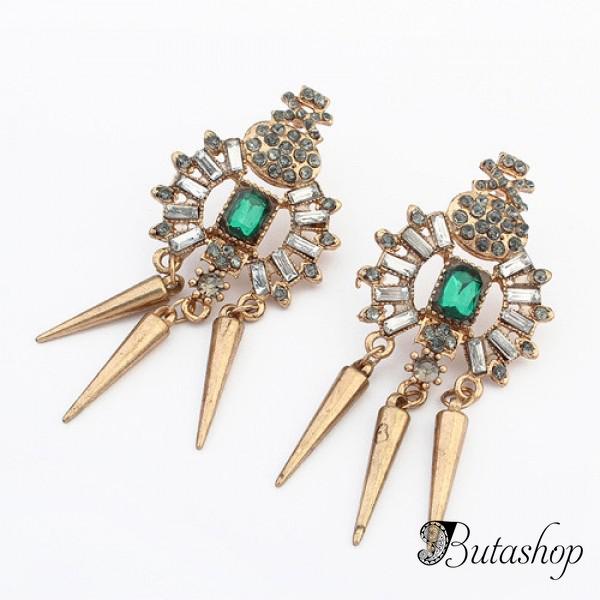 РАСПРОДАЖА! Эксклюзивные серьги - Бронза - www.butashop.com