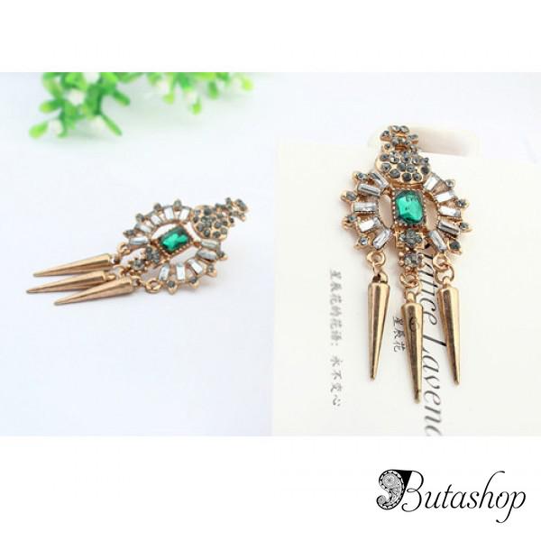 РАСПРОДАЖА! Эксклюзивные серьги - Бронза - www.butashop.com