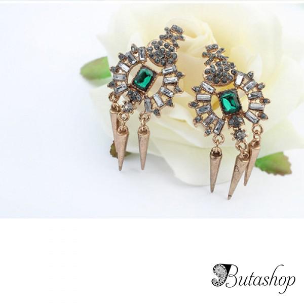 РАСПРОДАЖА! Эксклюзивные серьги - Бронза - www.butashop.com