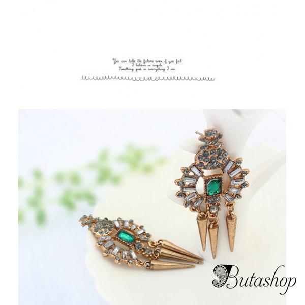 РАСПРОДАЖА! Эксклюзивные серьги - Бронза - www.butashop.com