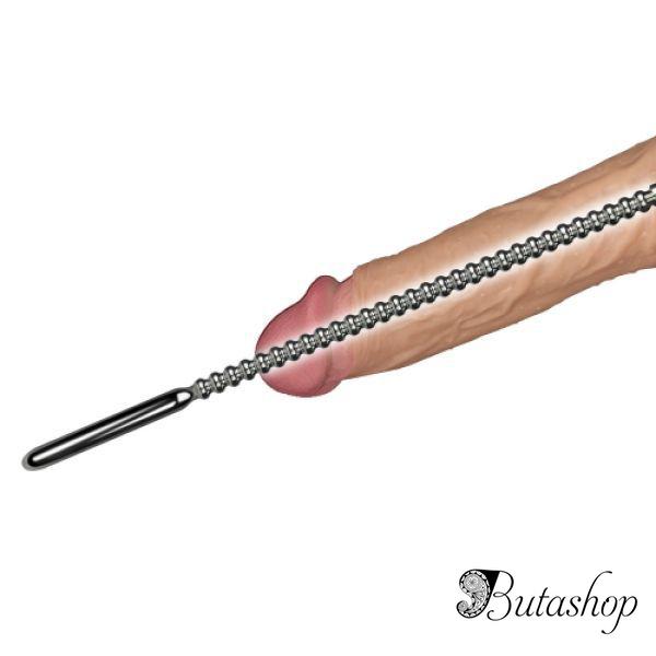 Ребристый уретральный расширитель из нержавеющей стали - www.butashop.com