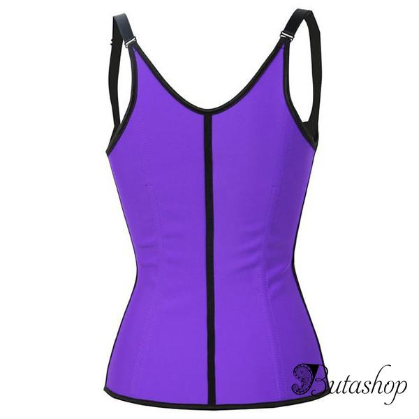 Фиолетовый утягивающий корсет - www.butashop.com