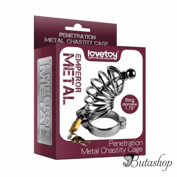 Пояс верности Penetration Metal Chastity Cage - www.butashop.com