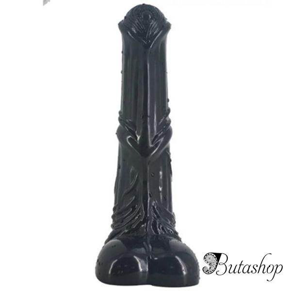 New Dildo HORSE Penis Animal Large Huge Monster Black - www.butashop.com