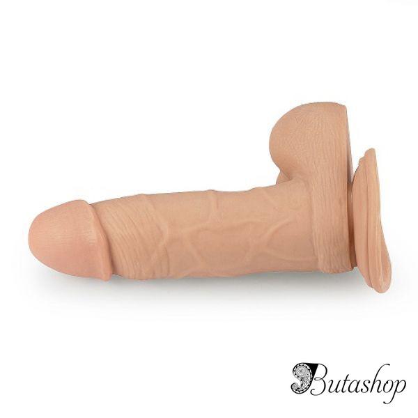 Реалистичный вибратор Real Extreme Vibrating Dildo, телесный - www.butashop.com