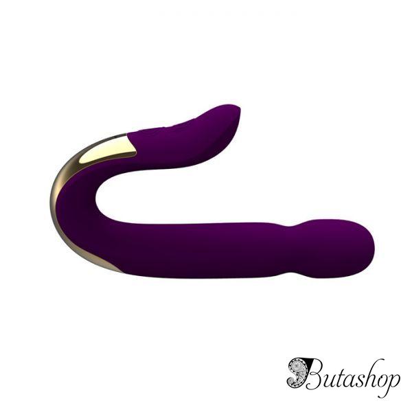 Выгнутый вибратор фиолетовый - www.butashop.com