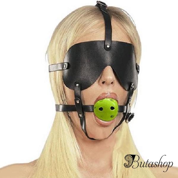 Кожаный кляп 4 мм - www.butashop.com