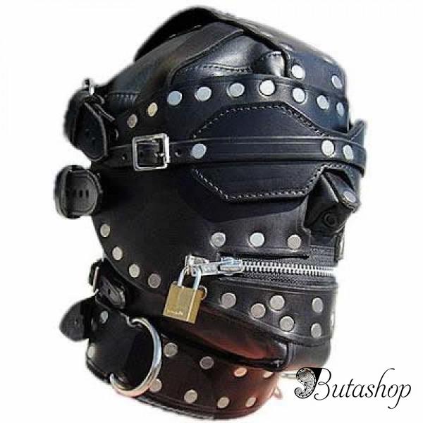 Кожаная маска ремни регулируемые - www.butashop.com